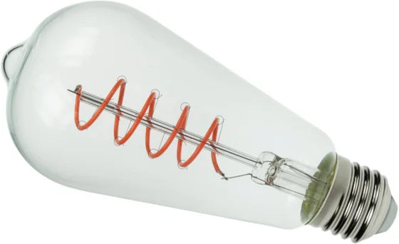 ProLite ST64/FILDIM/4W/ES/RED - Funky Filament 4w ST64 LED Dimmable Red - ES