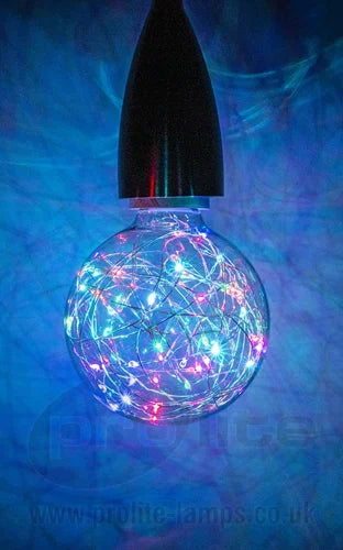 ProLite G95/LED/STAR/RGB - G95 1.7w Star Effect Globe RGB - ES