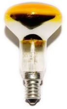 Crompton - R5025SES-Y-CR 240v 25w E14/SES Yellow 50mm Reflector.