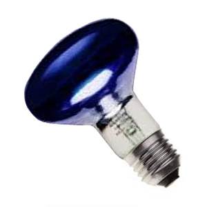 Spot Bulb Blue 240v 60w E27/ES R80 Crompton Lighting