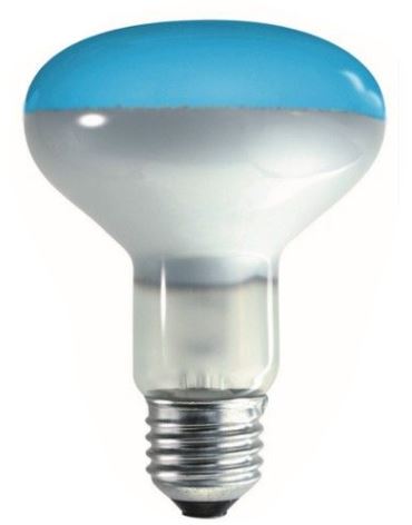 Crompton R9575ES-B-CR - 240v 75w E27 95mm Blue