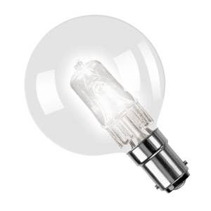 Golf Ball 42w Ba15d/SBC 240v Crompton Clear Energy Saving Halogen Light Bulb - 45mm