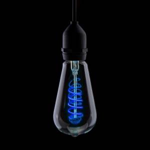 ProLite ST64 4W Blue 240v E27 Filament LED 145mm BLUE - FUNKYFIL/ST64/4W/ES/BLUE