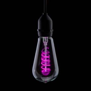 ProLite ST64 4W Magenta 240v E27 Filament LED 145mm MAGENTA - FUNKYFIL/ST64/4W/ES/MAGENTA