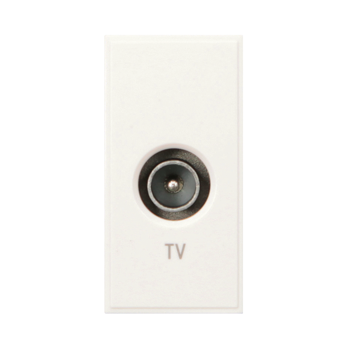 Caradok Screened TV Outlet 25x50, White