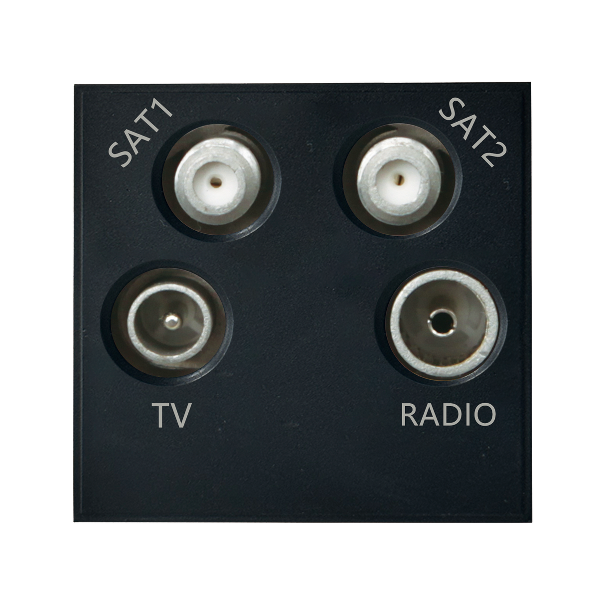 Caradok Satellite1 + Satellite2 + Radio + TV 50x50, Black