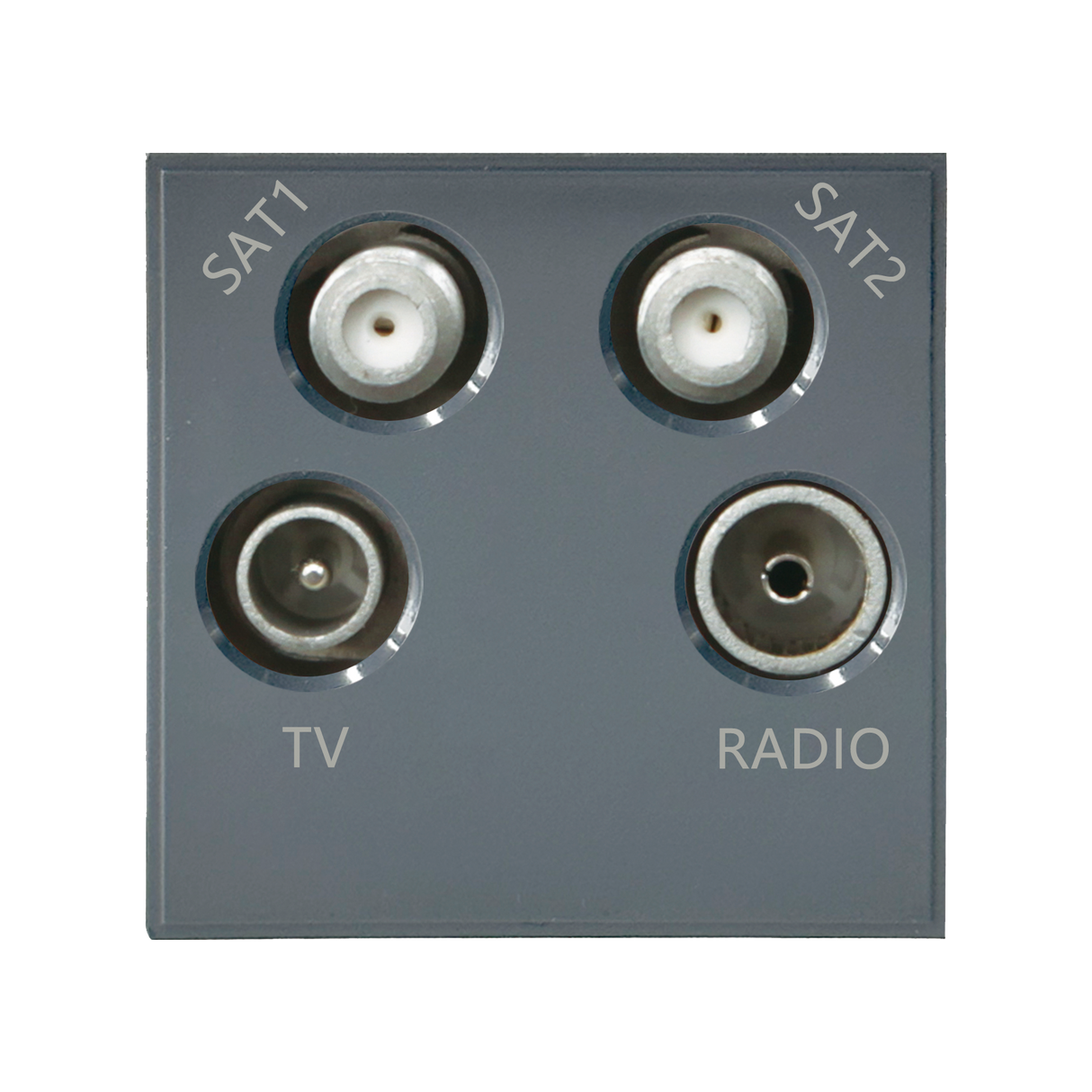 Caradok Satellite1 + Satellite2 + Radio + TV 50x50, Grey