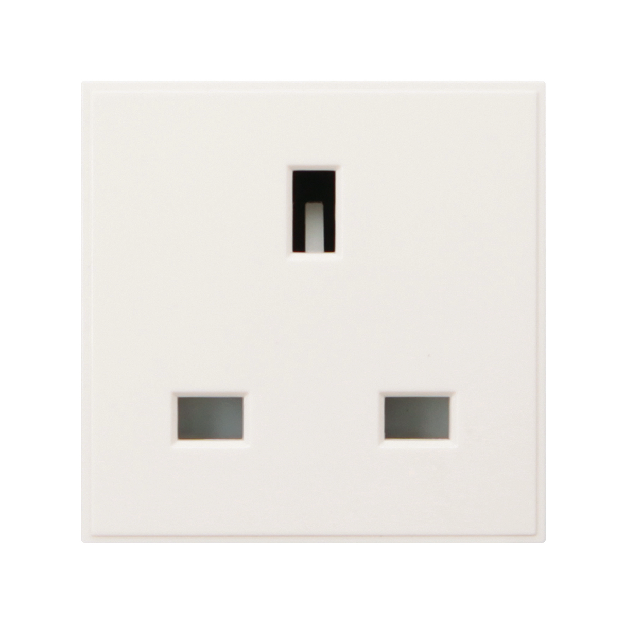 Caradok 13A Socket 50x50, White