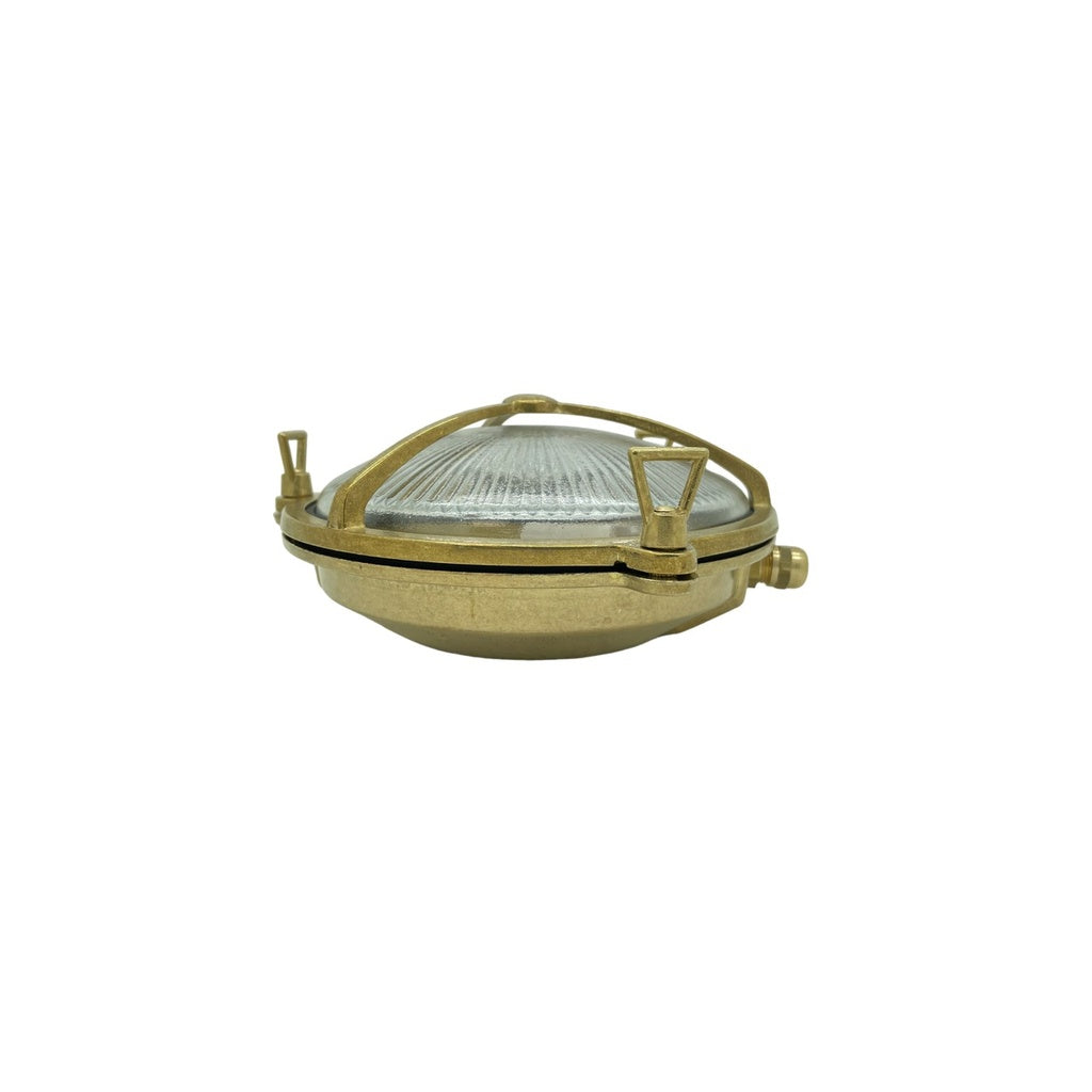 navigator solid brass large trident bulkhead satin nickel