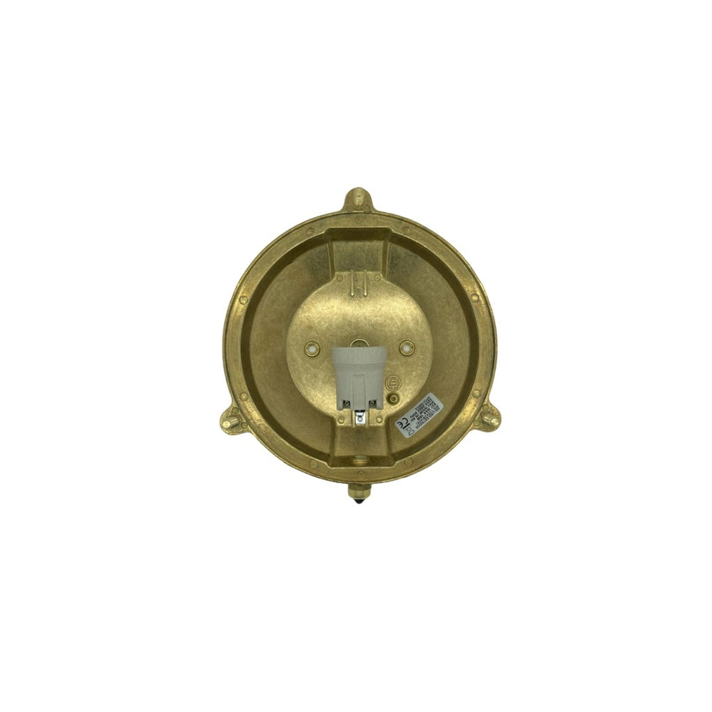 navigator solid brass large trident bulkhead satin nickel