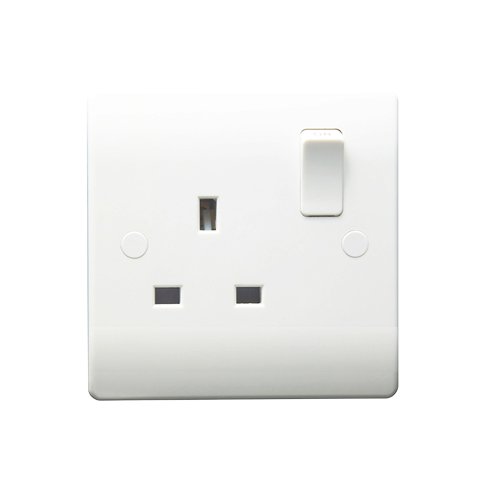 Caradok 1G 13A SP Switched Socket