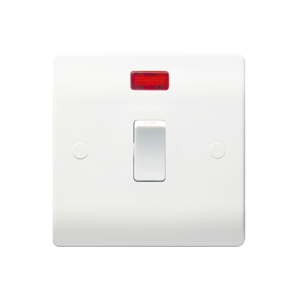 Caradok 20A DP Switch c/w Neon