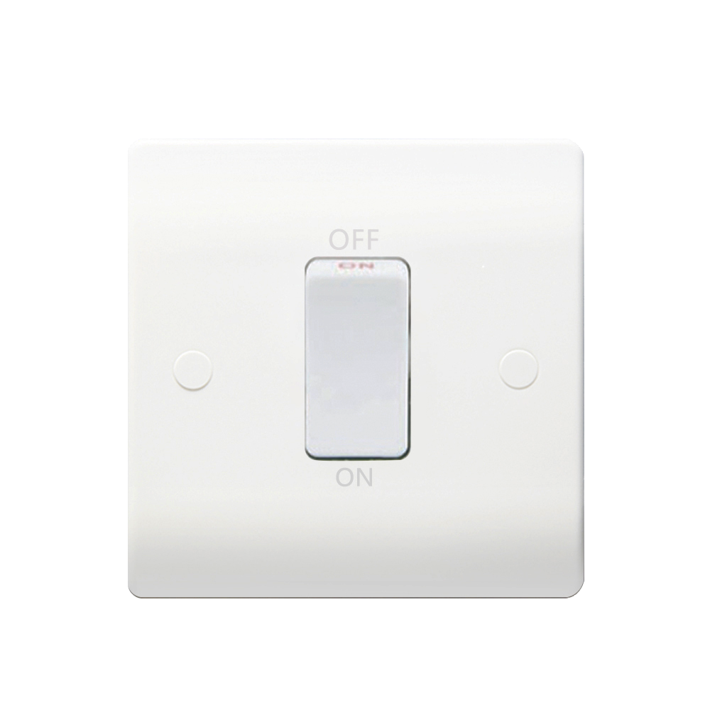 Caradok 1G 45A DP White Switch