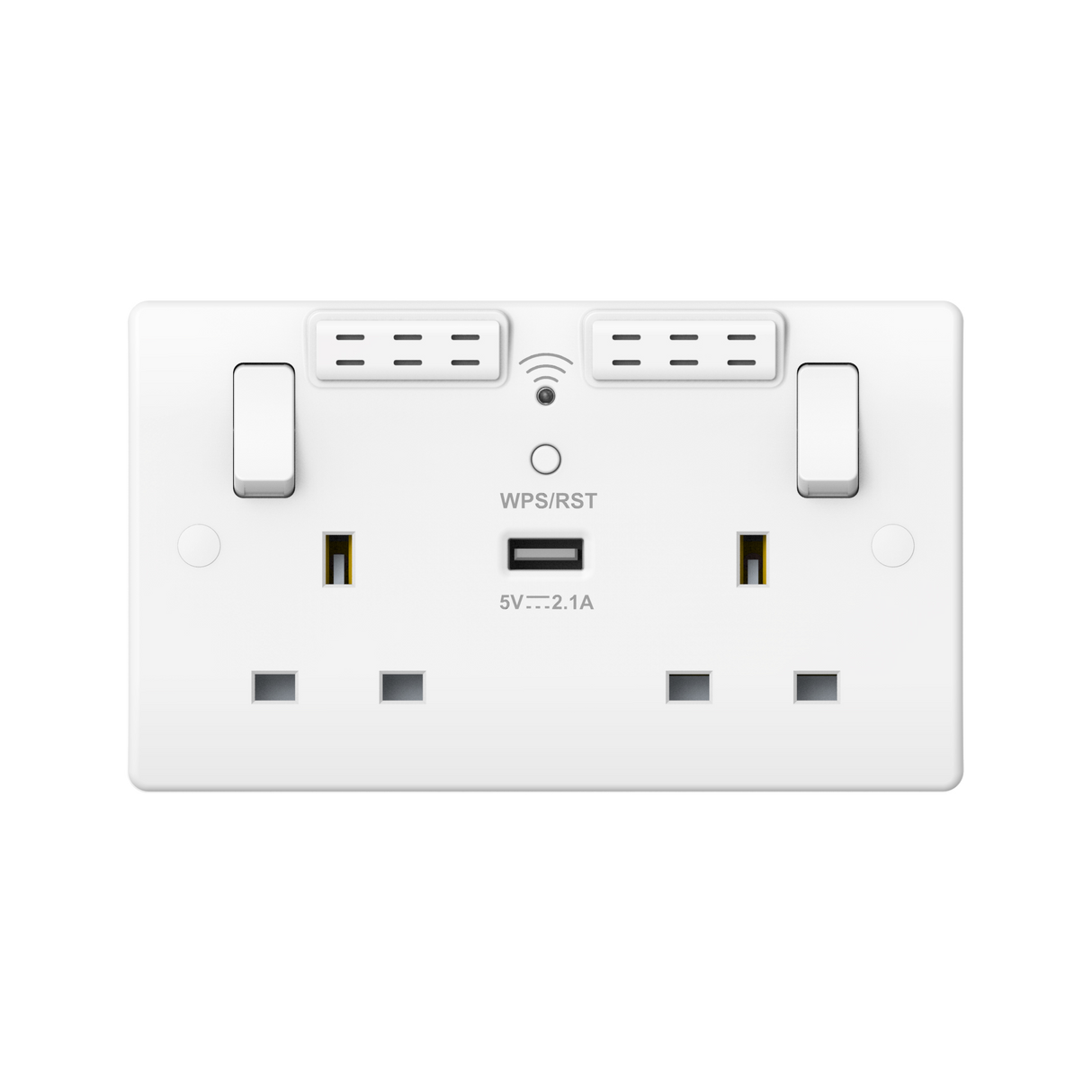 Caradok 2G 13A Switched Wi-Fi Socket USB A