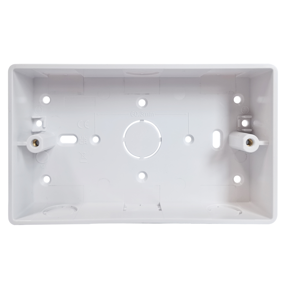 Caradok 2G 44mm PVC Box Plain Sided