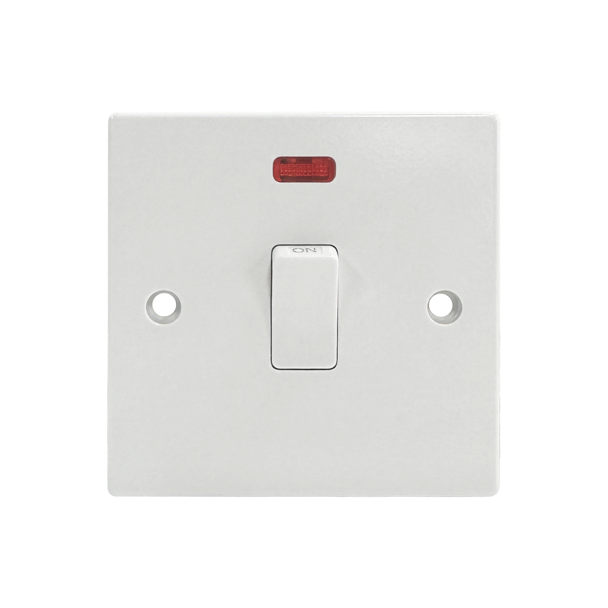 Caradok 20A DP Switch c/w Neon Squared Edge