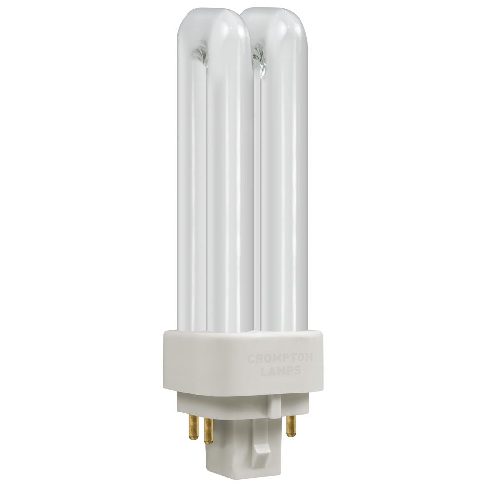 Crompton CLDE10SCW - CFL Double Turn DE Type  Dimmable  10W  4000K  G24q-1 4-Pin