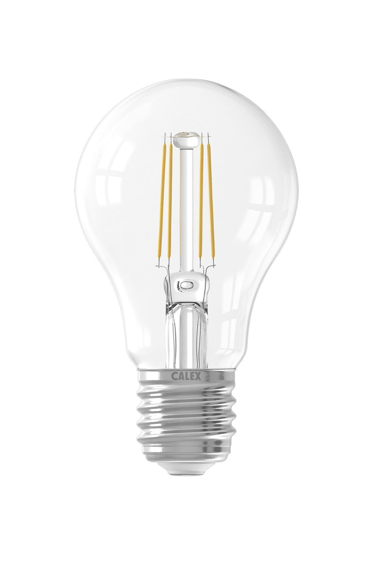 Calex 421702 - Calex LED Full Glass Filament GLS-lamp 220-240V 4W 400lm E27 A60, Clear 2700K with sensor