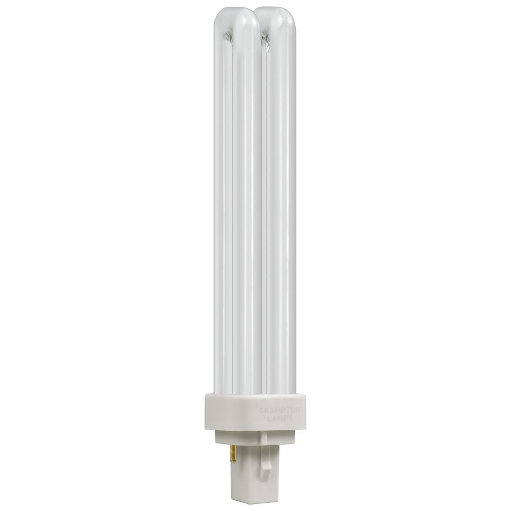 Crompton CLD26SCW - CFL Double Turn D Type  26W  4000K  G24d-3 2-Pin
