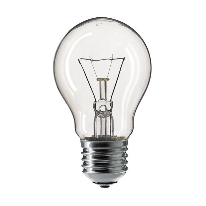 GLS 60w Incadescent E27/ES 240v Clear Light Bulb