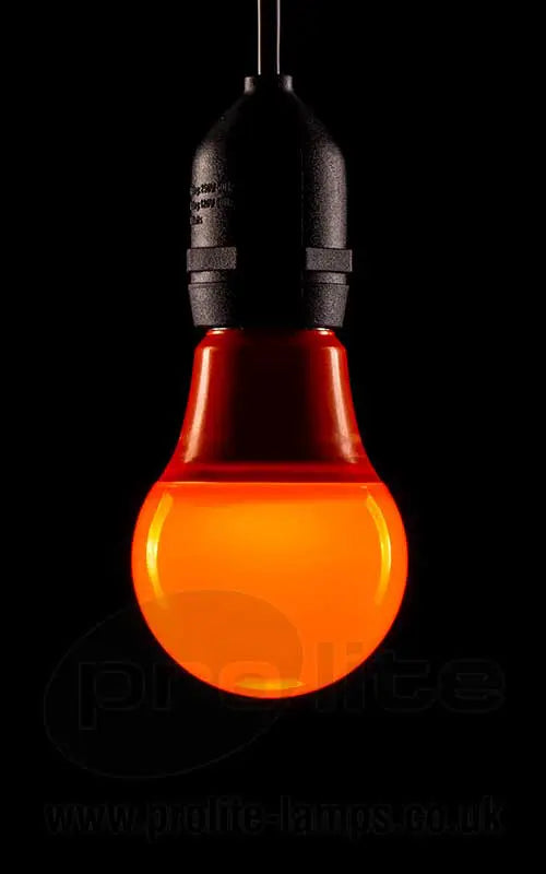 GLS LED 240v 6w E27/ES Orange Dimmable