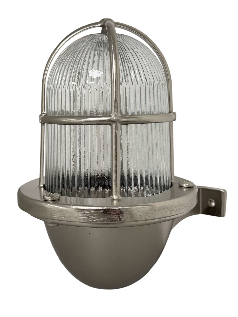 Navigator Small Wall Lantern Uplight - Satin Nickel