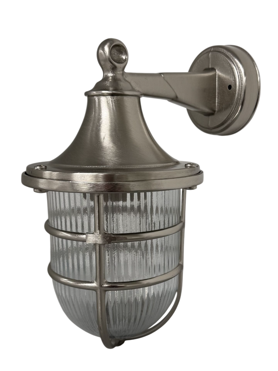 Navigator Large Wall Lantern - Satin Nickel