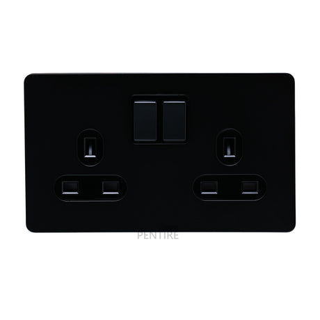 2g Matt Black Socket - The Screwless - Caradok