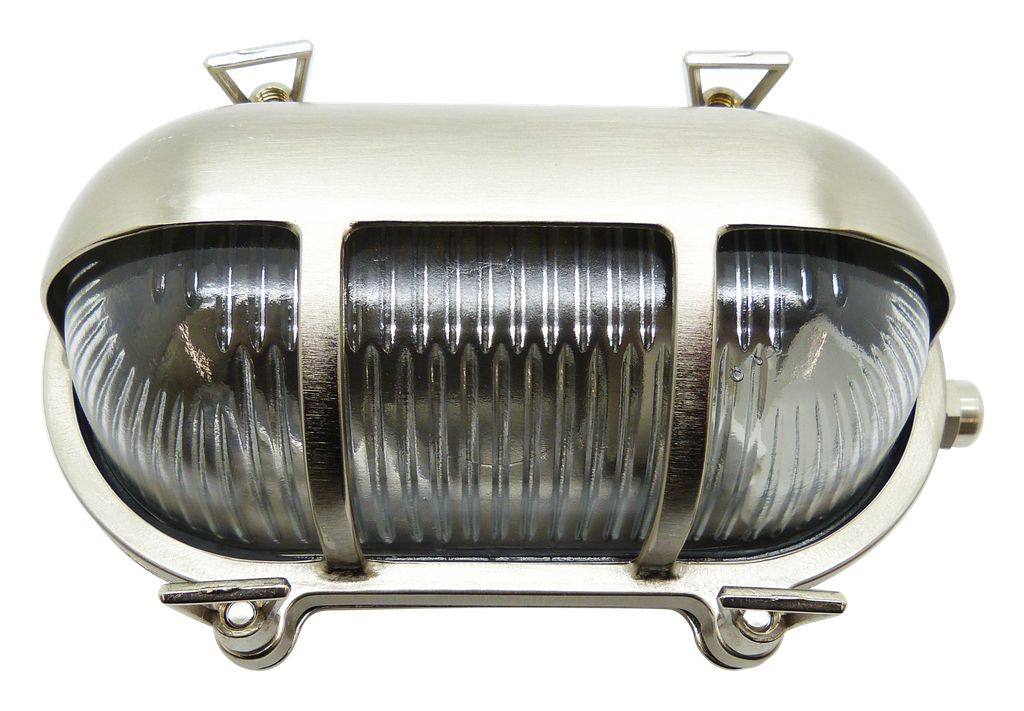 navigator solid brass eyelid bulkhead satin nickel - Caradok