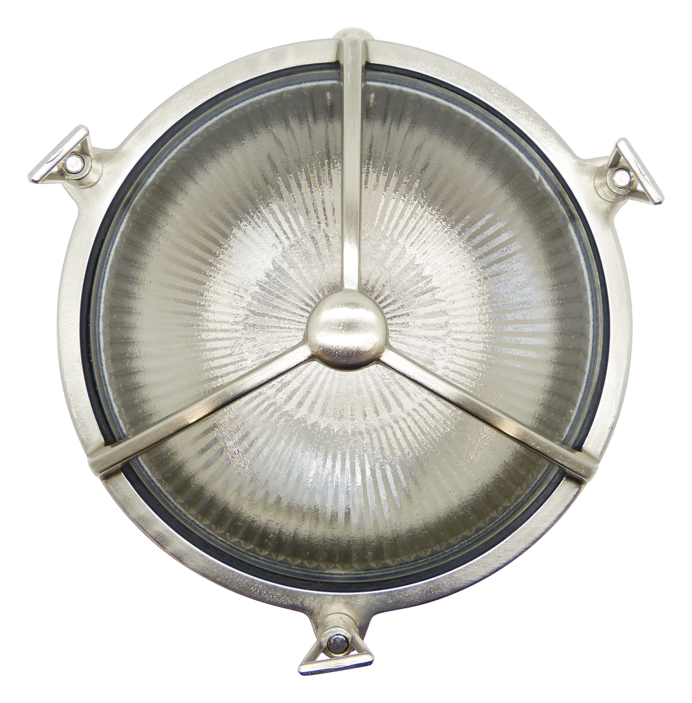 navigator solid brass large trident bulkhead satin nickel - Caradok