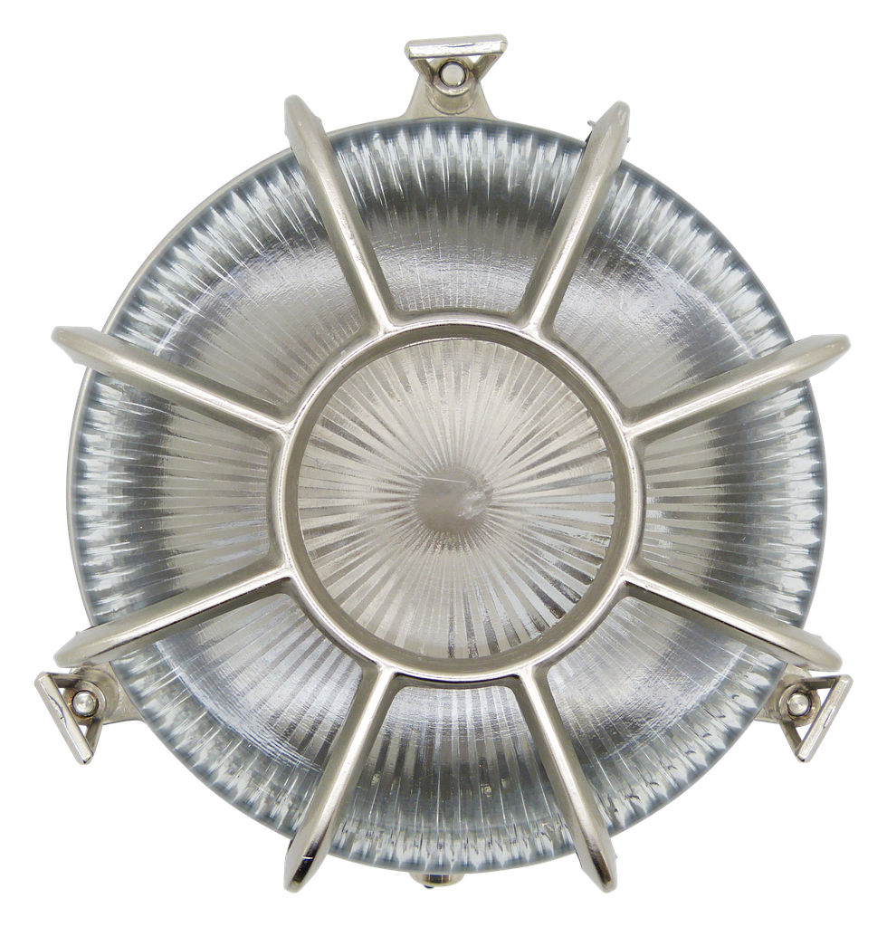 navigator solid brass extra large radial porthole satin nickel - Caradok