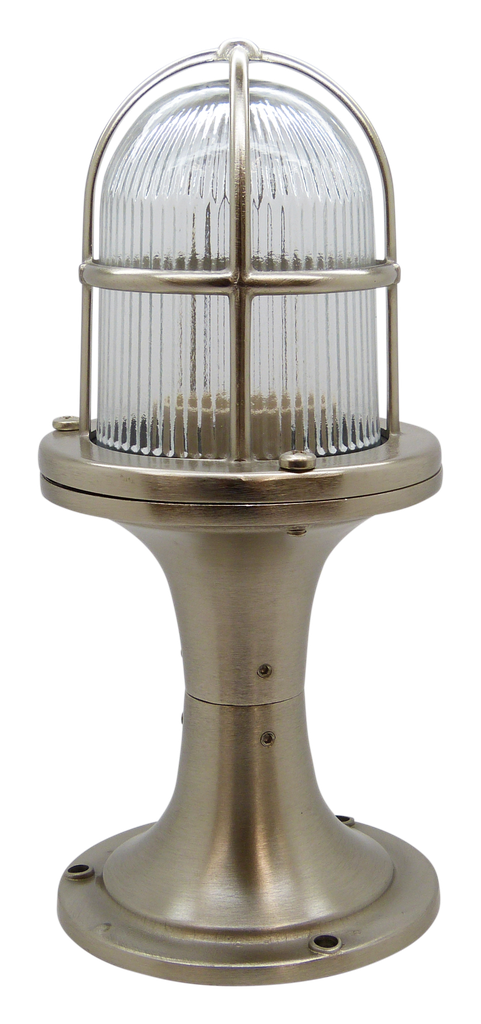 solid brass small post light satin nickel - Caradok
