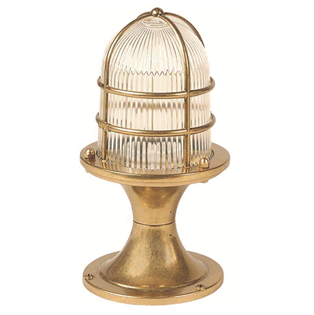 solid brass post light large 160mm x 300mm - Caradok
