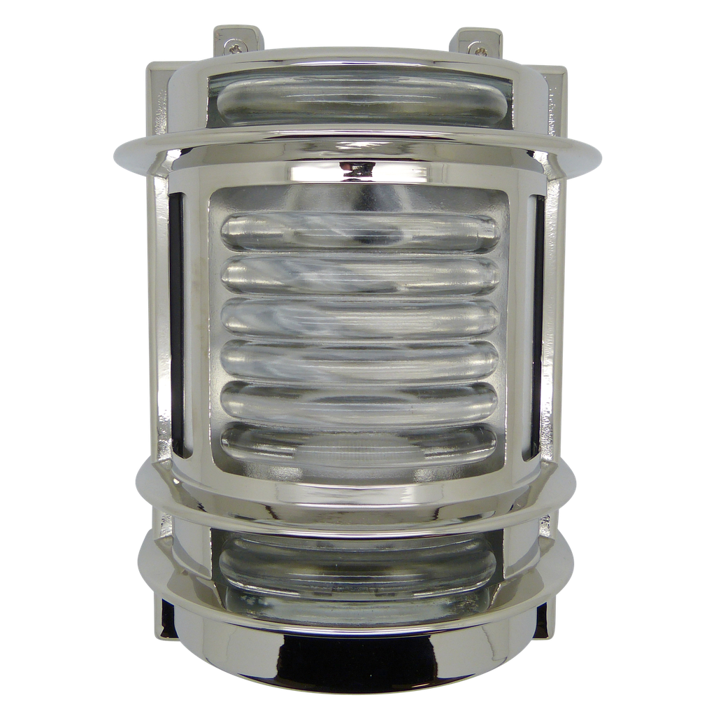 solid brass navigator wall light mirror nickel - Caradok