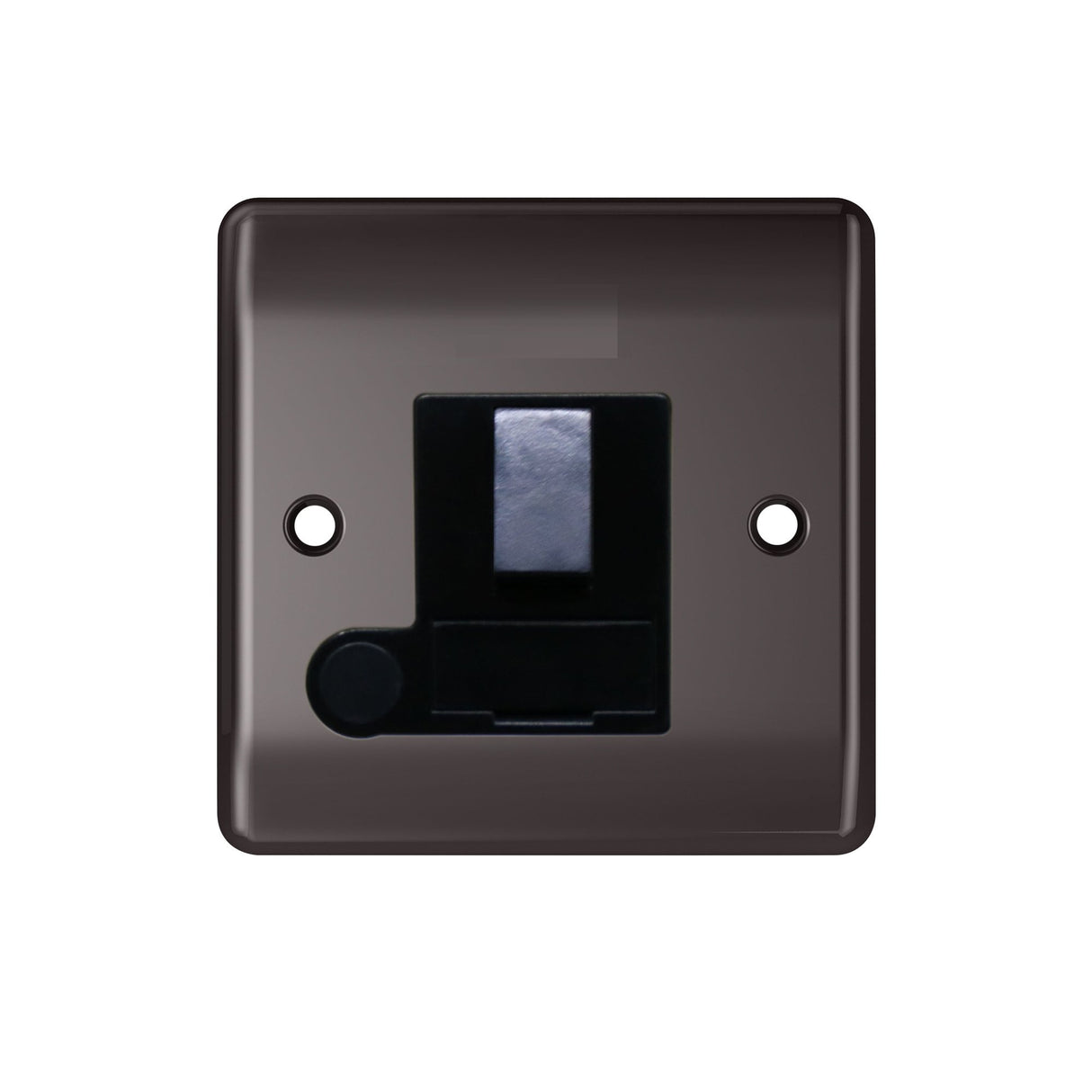 Caradok 13A switched FCU’s Black Nickel, Metal Switch - Black Insert - Caradok
