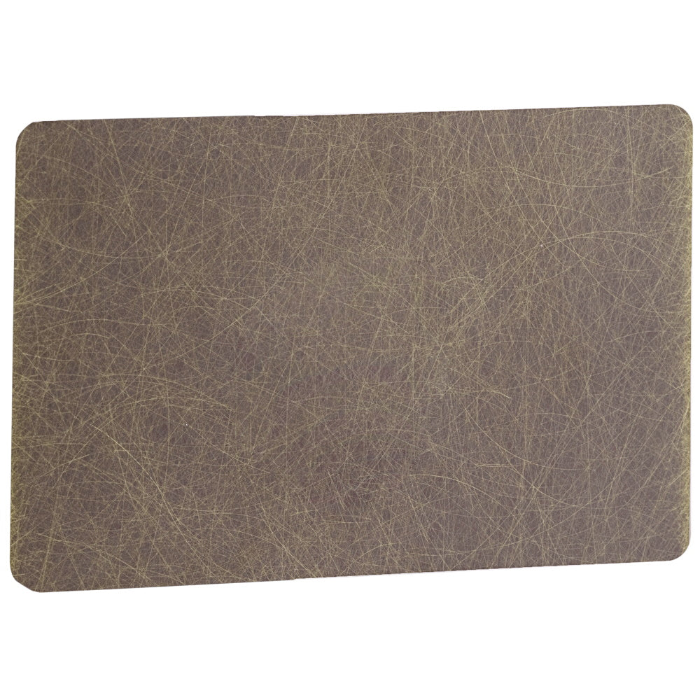 Screwless Antique Brass Blank Plate - 2 Gang - The Georgian - Caradok