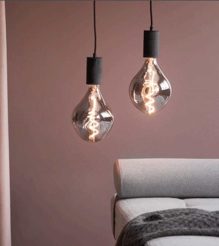 LED XXL 6w Organic Lamp ES Titanium - Dimmable