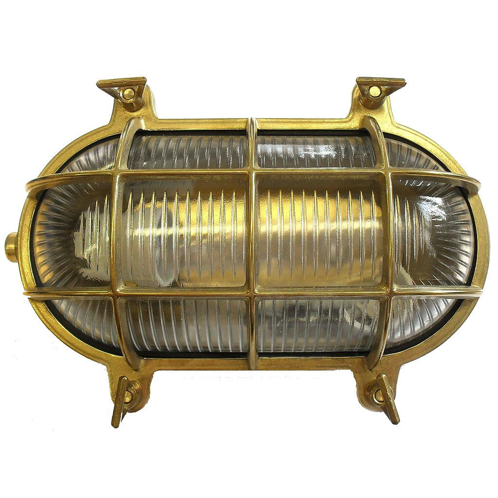 Lampfix 05844 Solid Brass Bulkhead Standard 120mm x 225mm Bulkhead Lampfix - Sparks Warehouse