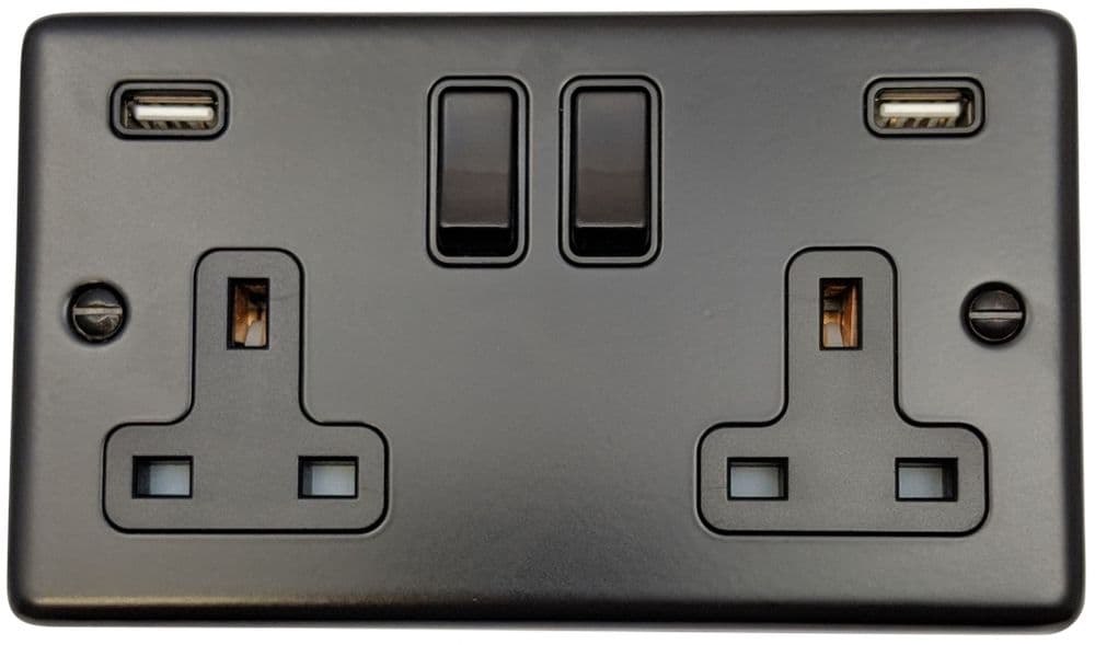Standard Plate Matt Black