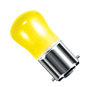Small Sign Yellow (Pygmy) 240v 15W B22d - Bell code 02600
