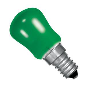 Small Sign Green (Pygmy) 240v 15W E14 - Bell code 02622