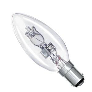 C28SBC-H-BE - Halogen E/S Candle 35mm - 240v 28W BA15d