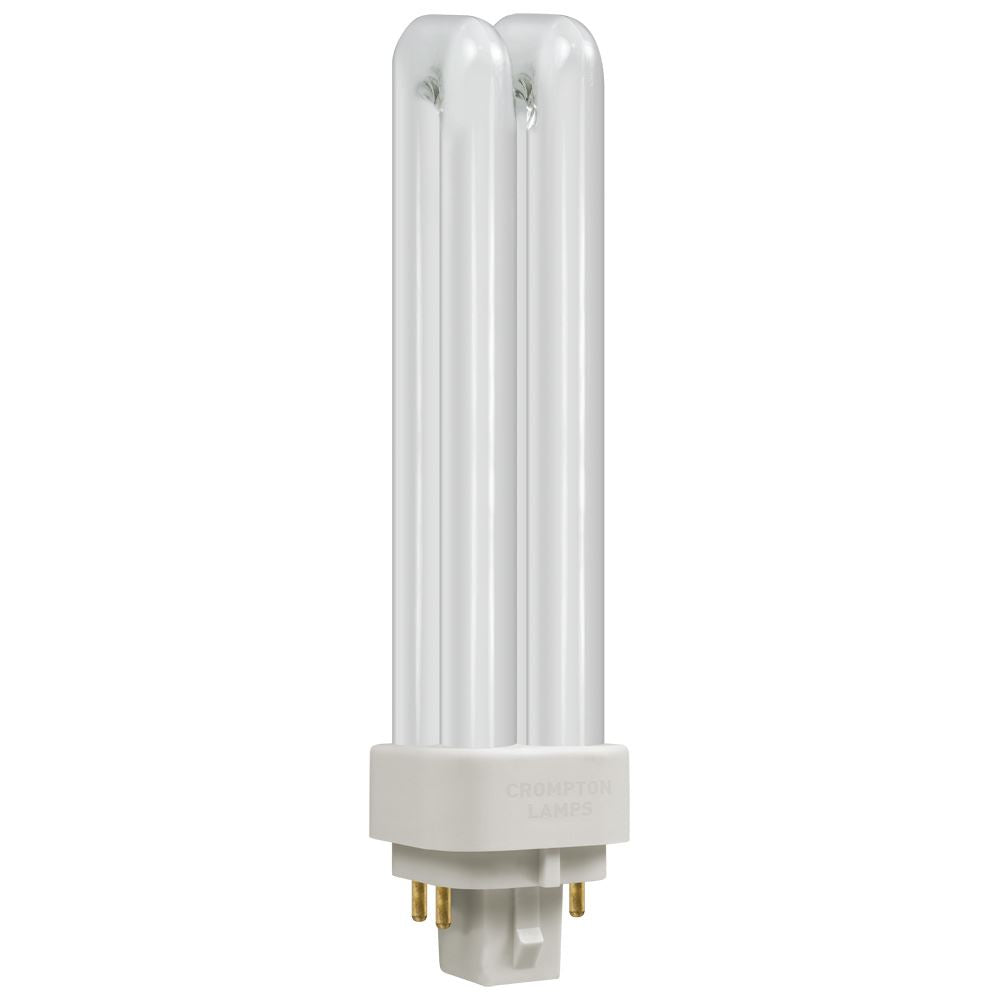 Crompton CLDE13SCW - CFL Double Turn DE Type  Dimmable  13W  4000K  G24q-1 4-Pin