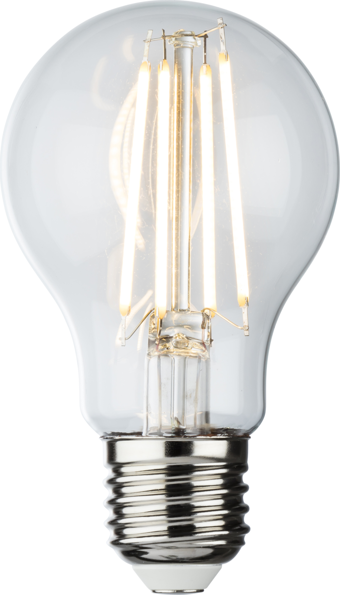 GLSD8AESC 230V 8W LED ES Clear GLS Filament Lamp 2700K Dimmable