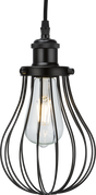 Knightsbridge CAG3MB Pendant Cage - Matt Black Knightsbridge - Sparks Warehouse