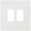 Selectric Square GRID360 2 Gang Faceplate
