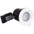 Selectric PushGlo Die-Cast Steel 50W Fixed GU10 Downlight with White Bezel