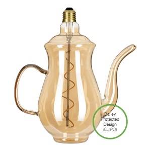 LED Teapot Chai Gold E27 4W 2200K - 142444