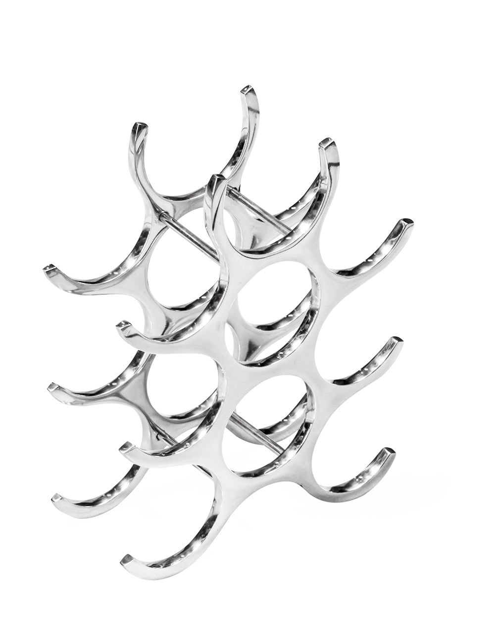 Aluminium Small 9 Bottle Wine Rack - AL1