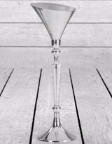 Large Polished Aluminium Champagne Bucket on Stand - AL54